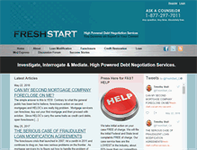 Tablet Screenshot of fresh-start.co